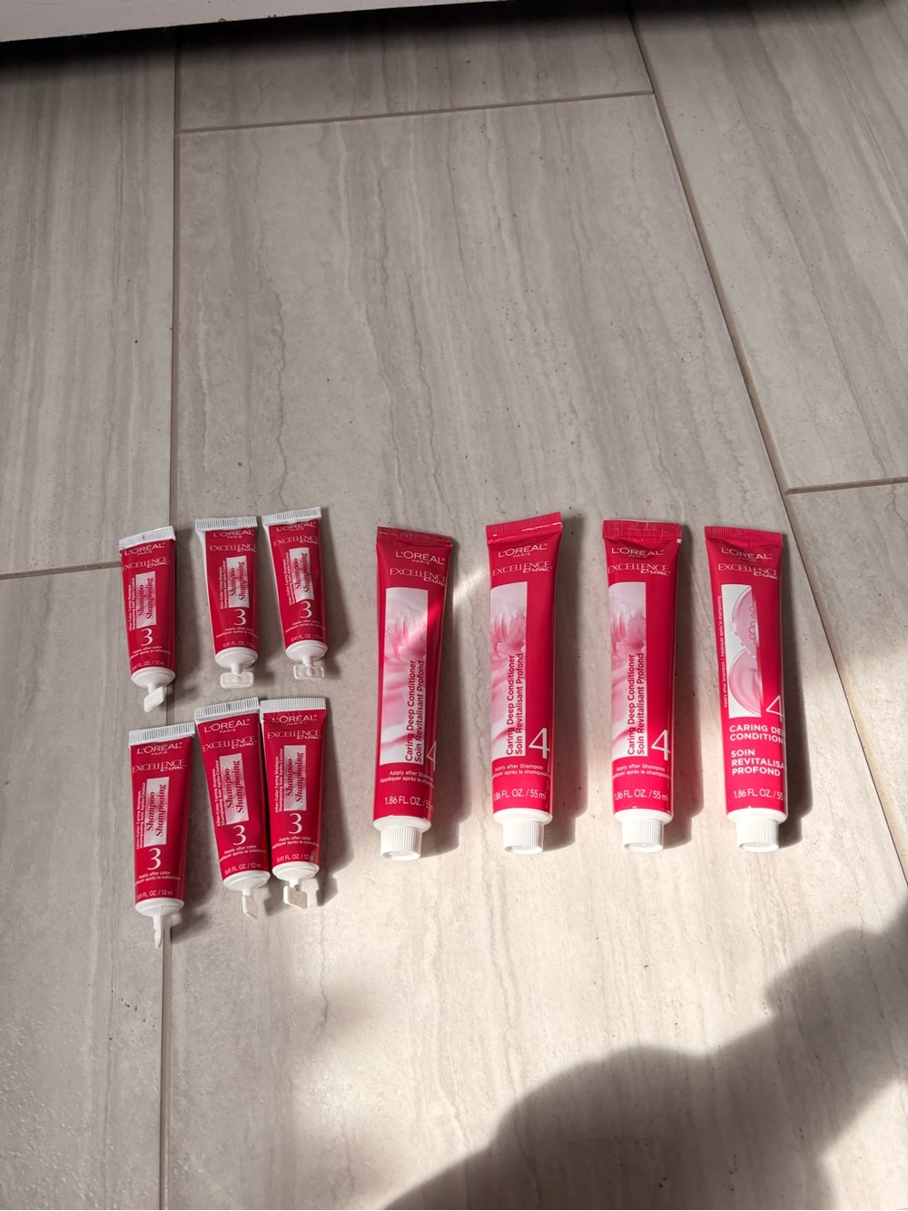 Bundle of 6 L'Oreal Excellence Creme #3 After Color Caring Shampoo